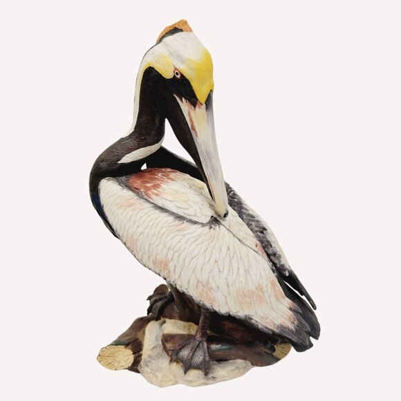 Vtg Hashiro Goto Original large porcelain pelican figurine Limited Edition - Picture 1 of 8